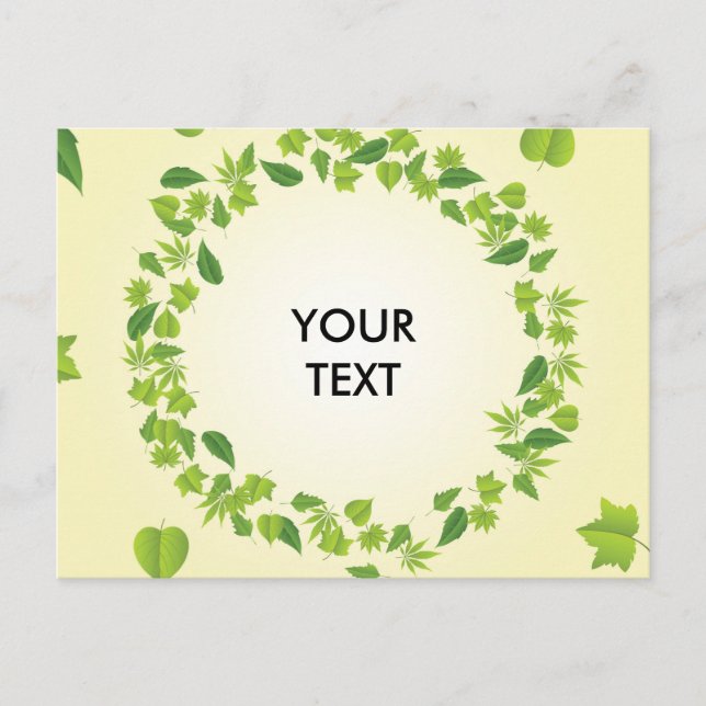 Cartão Postal Primavera (Frente)