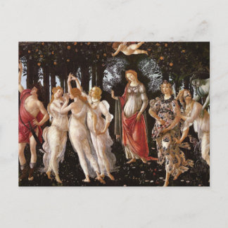 Cartão Postal Primavera, Botticelli