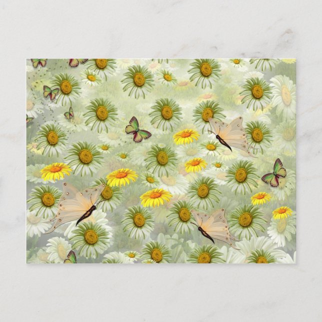 Cartão Postal Primavera chegou (Frente)