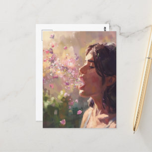 Cartão Postal Primavera de Febre Surreal