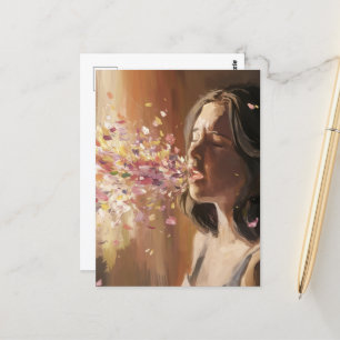 Cartão Postal Primavera de Febre Surreal