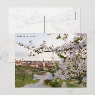Cartão Postal Primavera de Praga, Chéquia foto de viagem