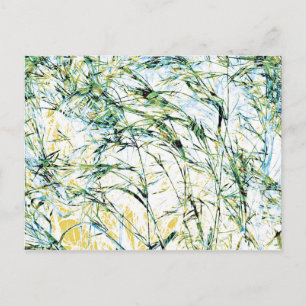 Cartão Postal Primavera de verão de flores de broto design