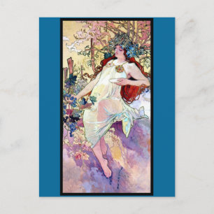 Cartão Postal Primavera de Verão outono