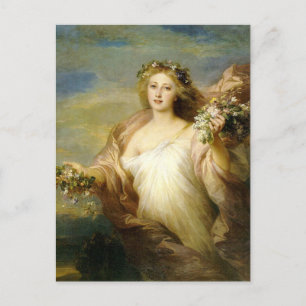 Cartão Postal Primavera de Winterhalter