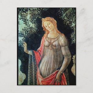 Cartão Postal Primavera, detalhe de Vênus, c.1478