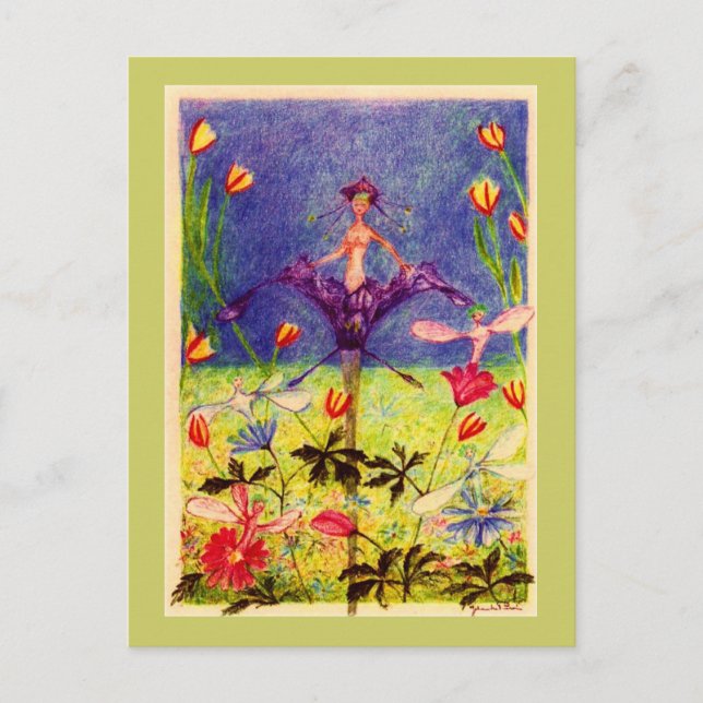 Cartão Postal primavera- elve (Frente)