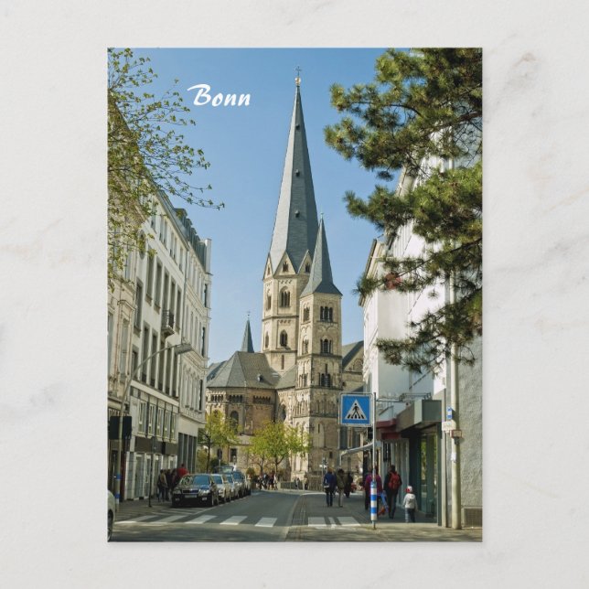 Cartão Postal Primavera em Bonn (Frente)
