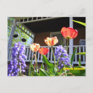 CARTÃO POSTAL PRIMAVERA GARDEN