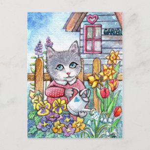 Cartão Postal Primavera Garden