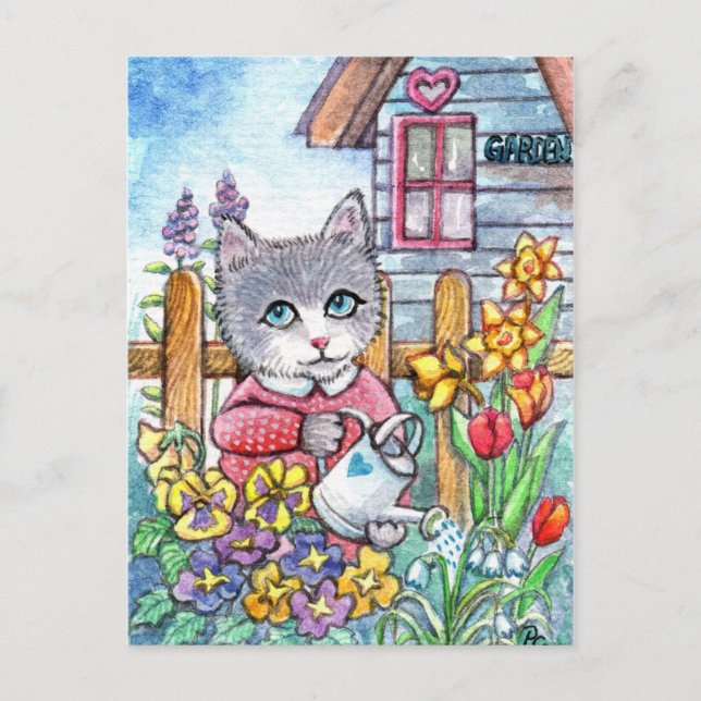 Cartão Postal Primavera Garden (Frente)