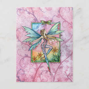 Cartão Postal Primavera Jubilation Fairy Fantasy Art