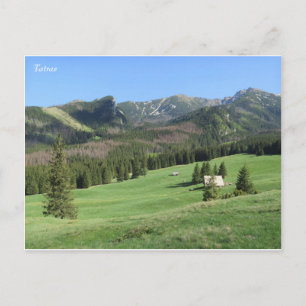 Cartão Postal Primavera nos Tatras