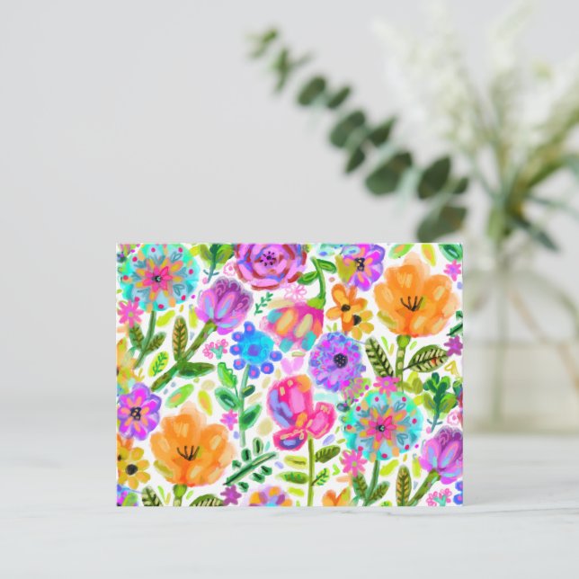 Cartão Postal Primavera o ano todo (Em pé/Frente)