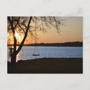 Cartão Postal Primavera Sunset Peaceful