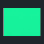 Cartão Postal primavera verde médio<br><div class="desc">cor meio primavera verde 00FA9A</div>