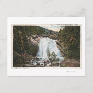 Cartão Postal Primaveras do Colorado, CO - Helen Hunt Falls