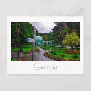 Cartão Postal Primaveras Quentes Borjomi Georgia Causam Montanha
