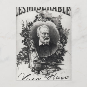 Cartão Postal Primeira edição do título "Os Miseráveis"
