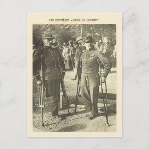 Cartão Postal Primeira Guerra Mundial, Primeiro "Croix du Guerre