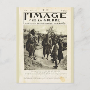 Cartão Postal Primeira Guerra Mundial, Soldados no Soma