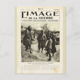 Cartão Postal Primeira Guerra Mundial, Soldados no Soma