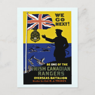 Cartão Postal Primeira Guerra Mundial: Vamos a seguir, Rangers I