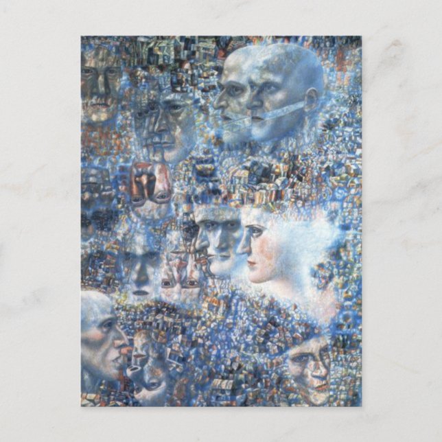 Cartão Postal Primeira Sinfonia de Shostakovich de Pavel Filonov (Frente)