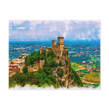 Primeira Torre Guaita. República de São Marinho.