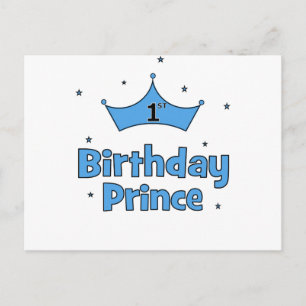Cartão Postal primeiro aniversario Prince