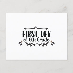 Cartão Postal Primeiro Dia de 6 Grau