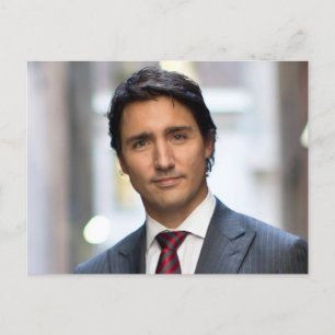 Cartão Postal Primeiro-Ministro Justin Trudeau 2017