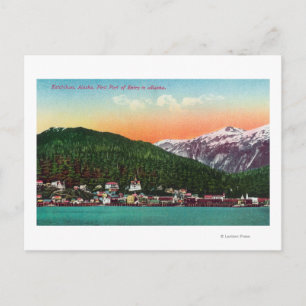 Cartão Postal Primeiro Porto de Entrada no Alasca
