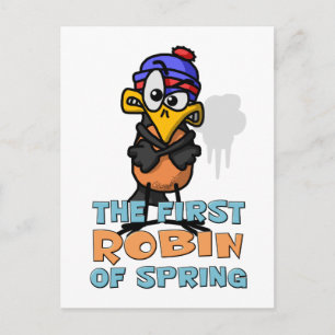 Cartão Postal Primeiro Robin