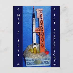 Cartão Postal Primeiro Spaceflight