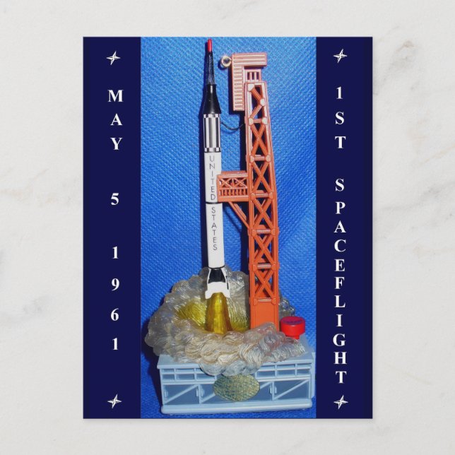 Cartão Postal Primeiro Spaceflight (Frente)