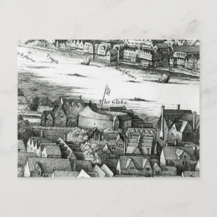 Cartão Postal Primeiro Teatro do Globo ou Teatro de Rosa