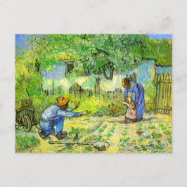 Cartão Postal Primeiros passos, 1890 Vincent van Gogh.