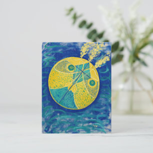 Cartão Postal Primordial Chaos, 1906-1907, por Hilma af Klint