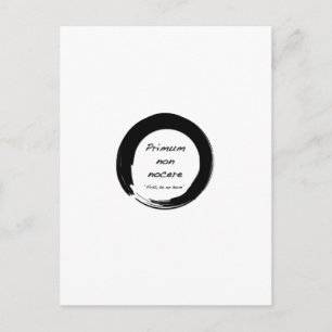 Cartão Postal Primum Non Nocere