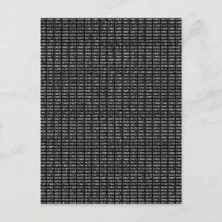 Cartão Postal Primzahlen