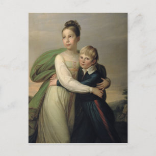 Cartão Postal Prince Albrecht e Princess Louise, c.1817