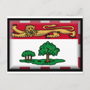 Cartão Postal Prince Edward Island Flag