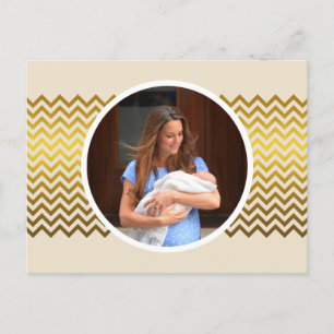 Cartão Postal Prince George Royal Baby