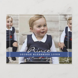 Cartão Postal Prince George - William & Kate