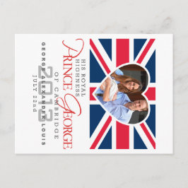 Cartão Postal Prince George - William & Kate