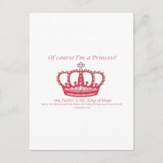 Cartão Postal Princesa