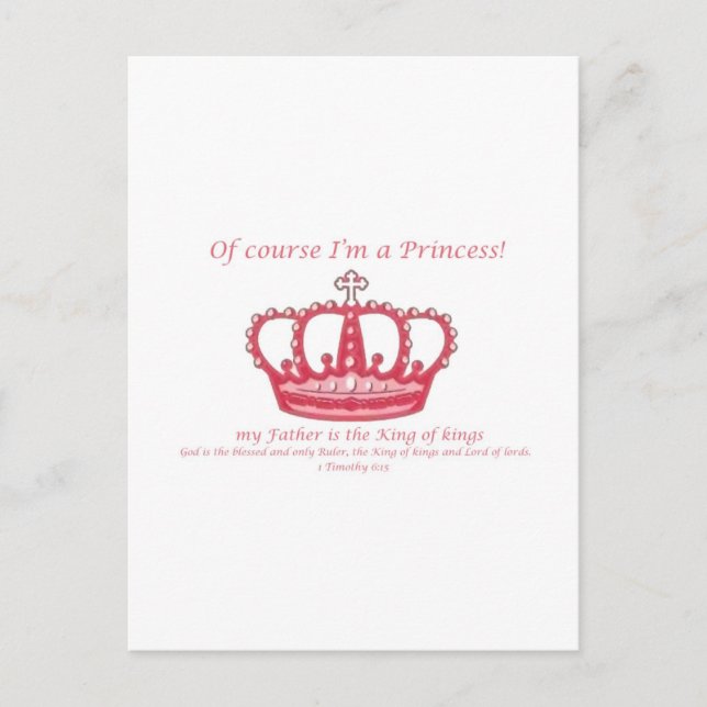 Cartão Postal Princesa (Frente)