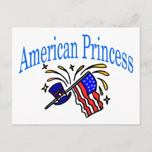 Cartão Postal Princesa Americana