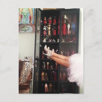 Cartão Postal Princesa calçado